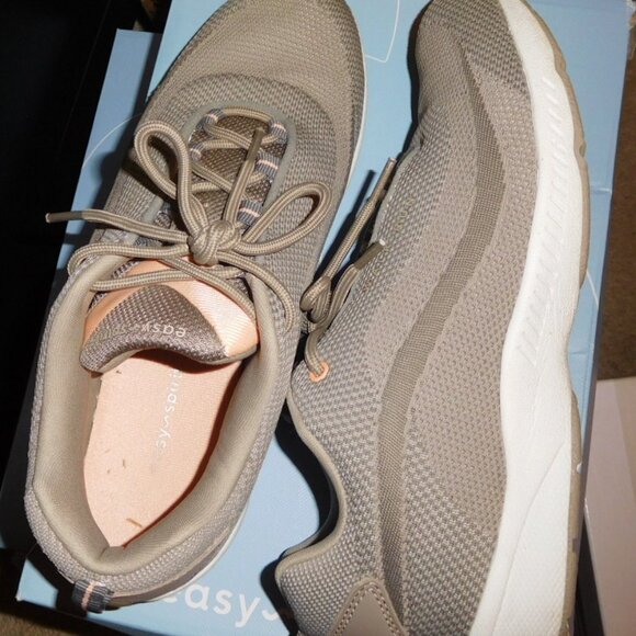 9.5m easy spirit ROMY17 BEIGE SNEAKERS - Picture 9 of 12